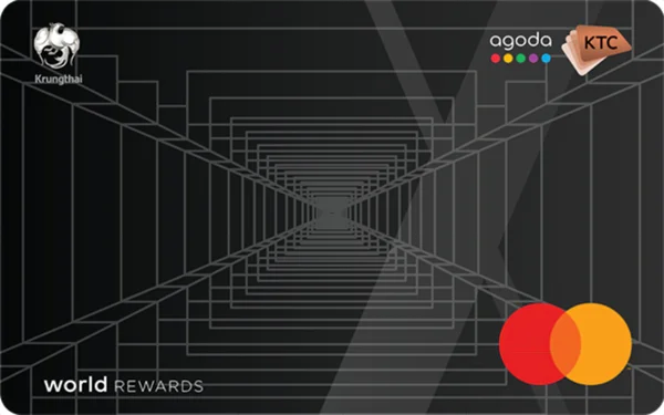 ภาพบัตร KTC X Agoda World Rewards Mastercard