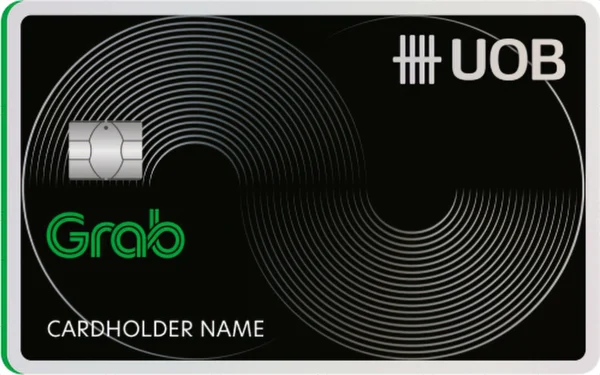 ภาพบัตร UOB Grab Visa