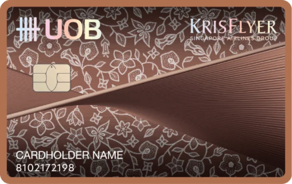 ภาพบัตร UOB KrisFlyer World Mastercard