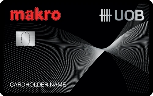 ภาพบัตร UOB Makro Visa