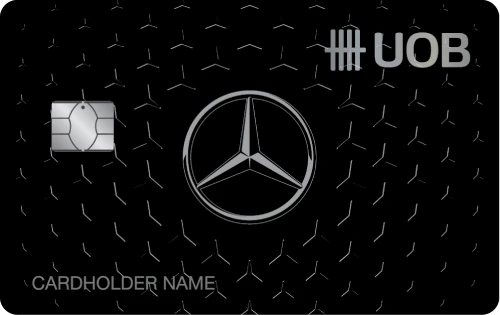 ภาพบัตร UOB Mercedes Visa