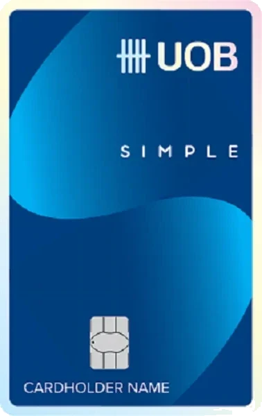 ภาพบัตร UOB Simple Visa