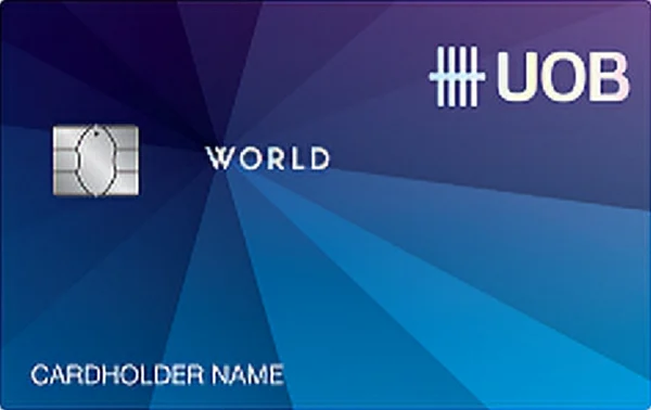 ภาพบัตร UOB World Mastercard
